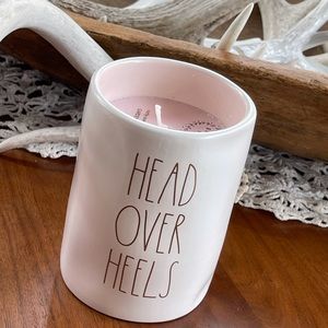 Rae Dunn HEAD OVER HEELS Candle
